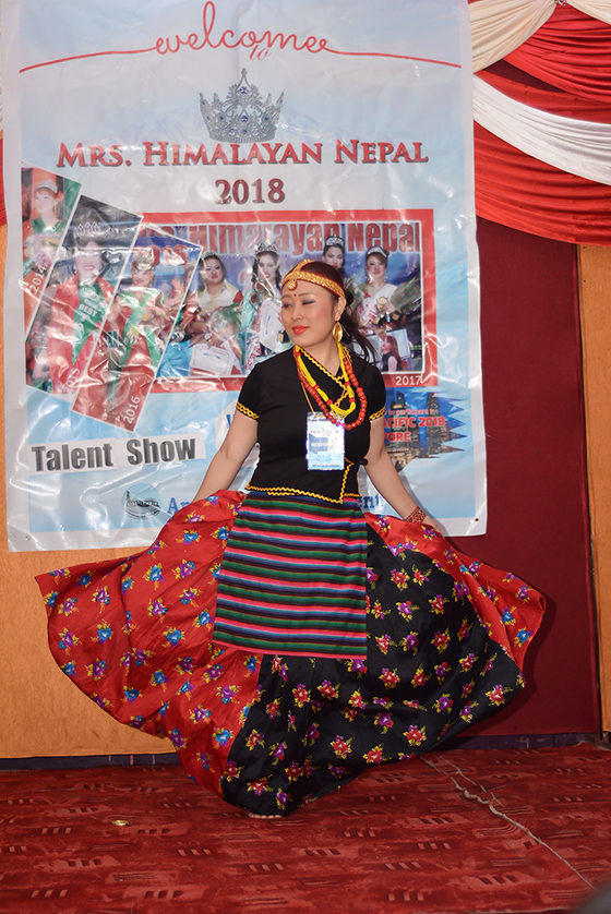 Mrs Himalayan Nepal - talent show 18