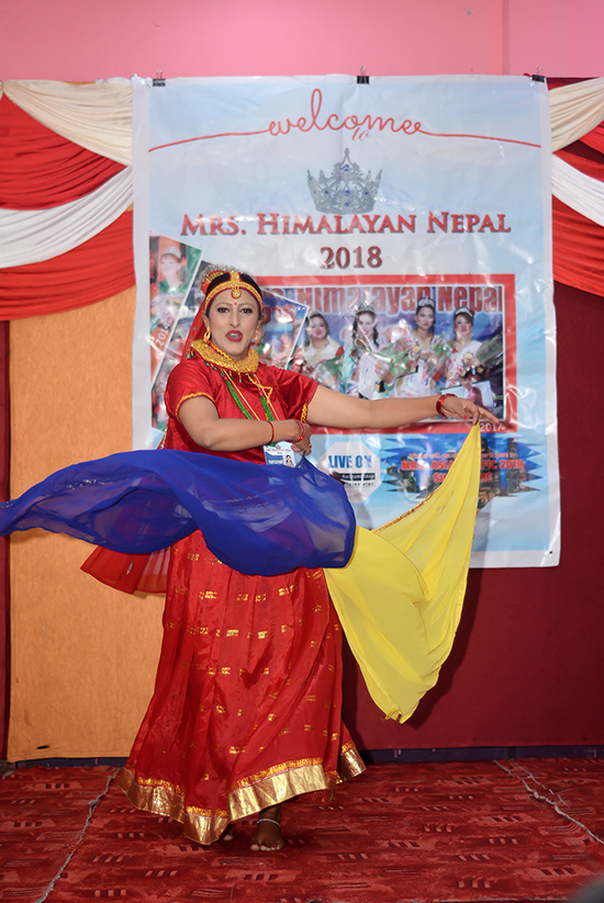 Mrs Himalayan Nepal - talent show 21