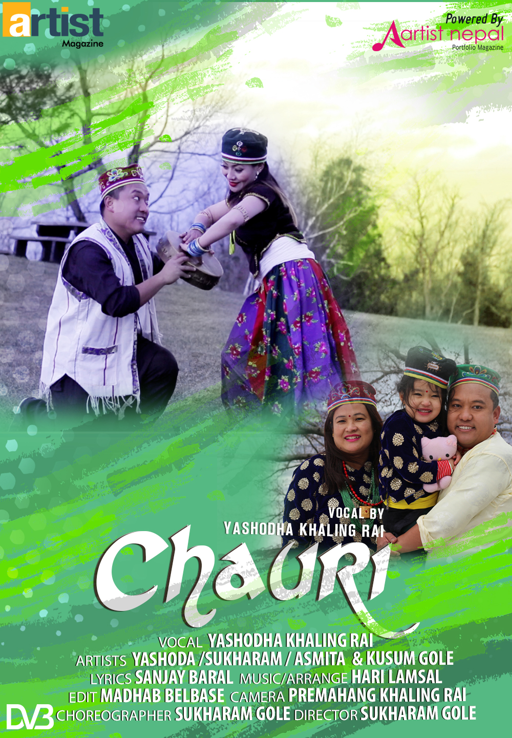 music video -CHAURI-Yashodha Khaling Rai -ARTISTNEPAL poster