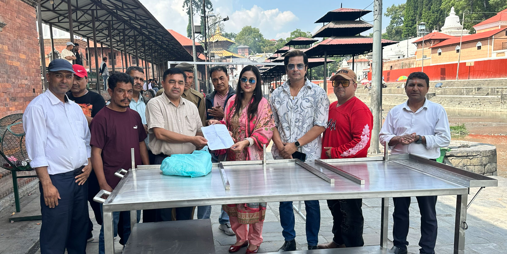 चलचित्रकर्मीको अन्तिम संस्कार व्यवस्थापनमा सविन श्रेष्ठको सहयोग