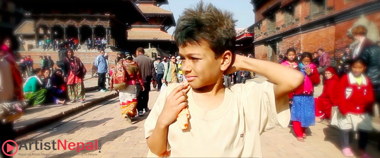 सडक बालकको कथा म्युजिक भिडियोमा